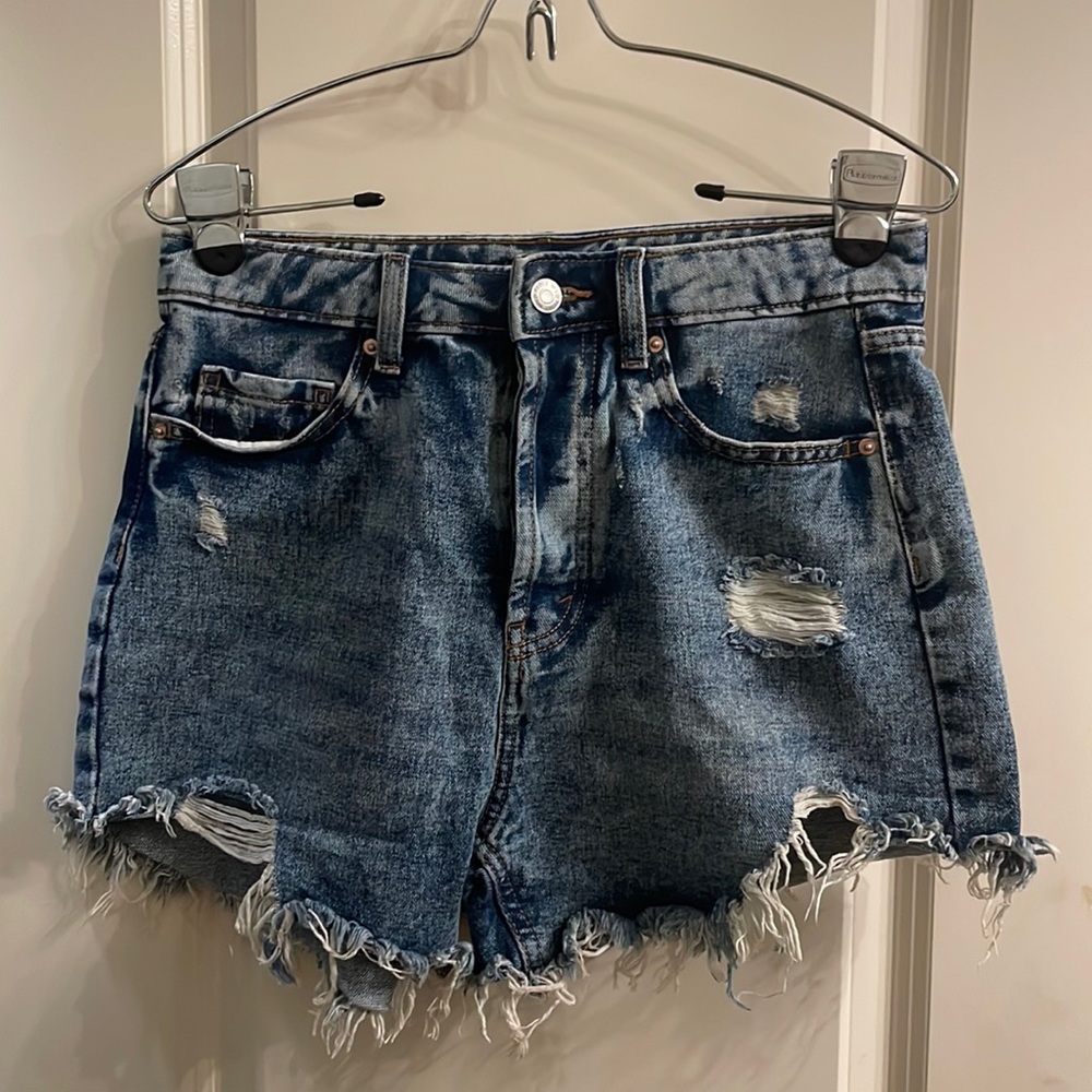 wild fable high rise jean shorts!